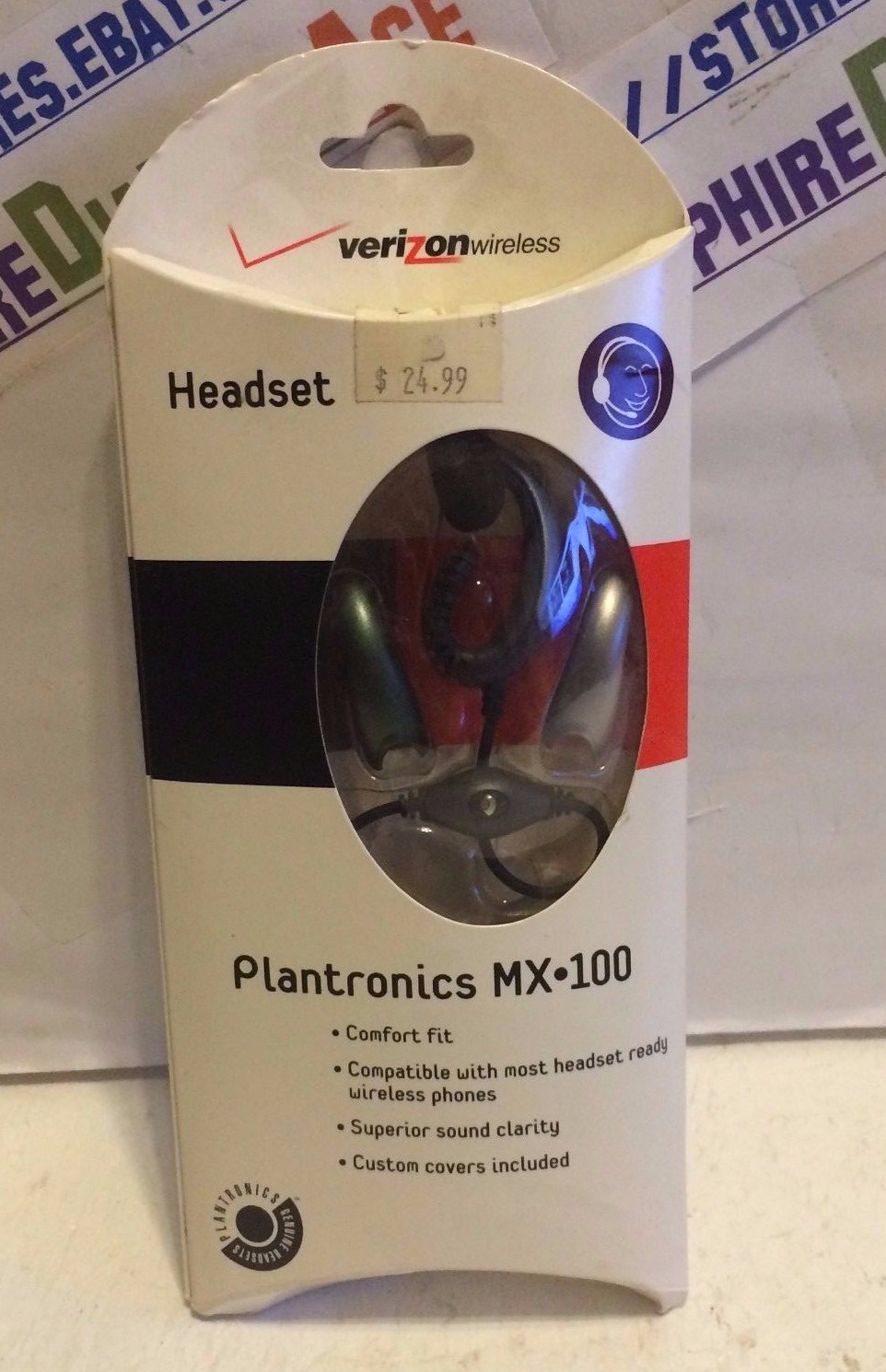 HEADSET PLANTRONICS MX-100 80035 BRAND NEW  RARE.