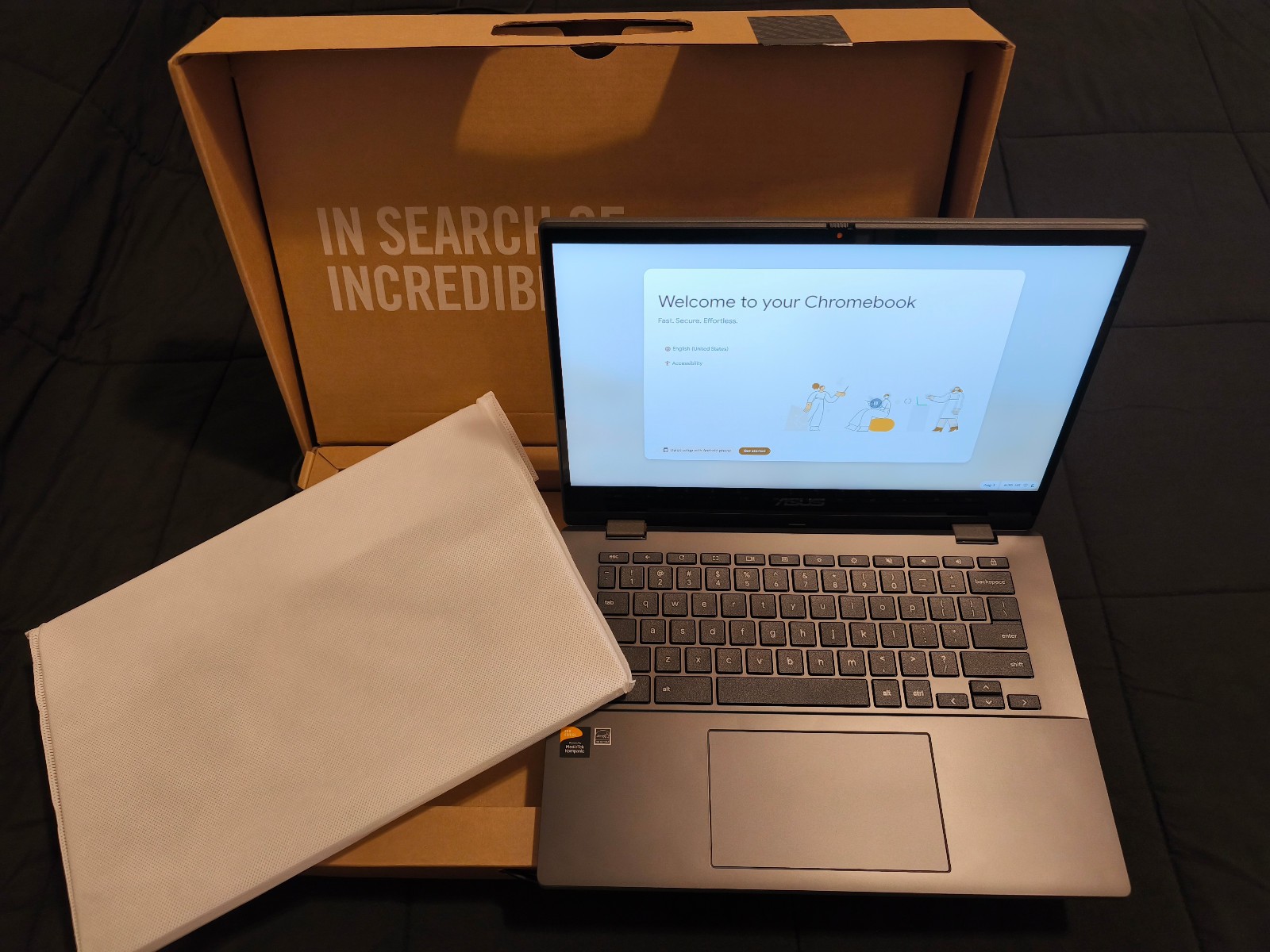 Asus CM14 CM1402F 14" FHD TS Convertible 2 in 1 Chromebook 8-Core 8GB 64GB