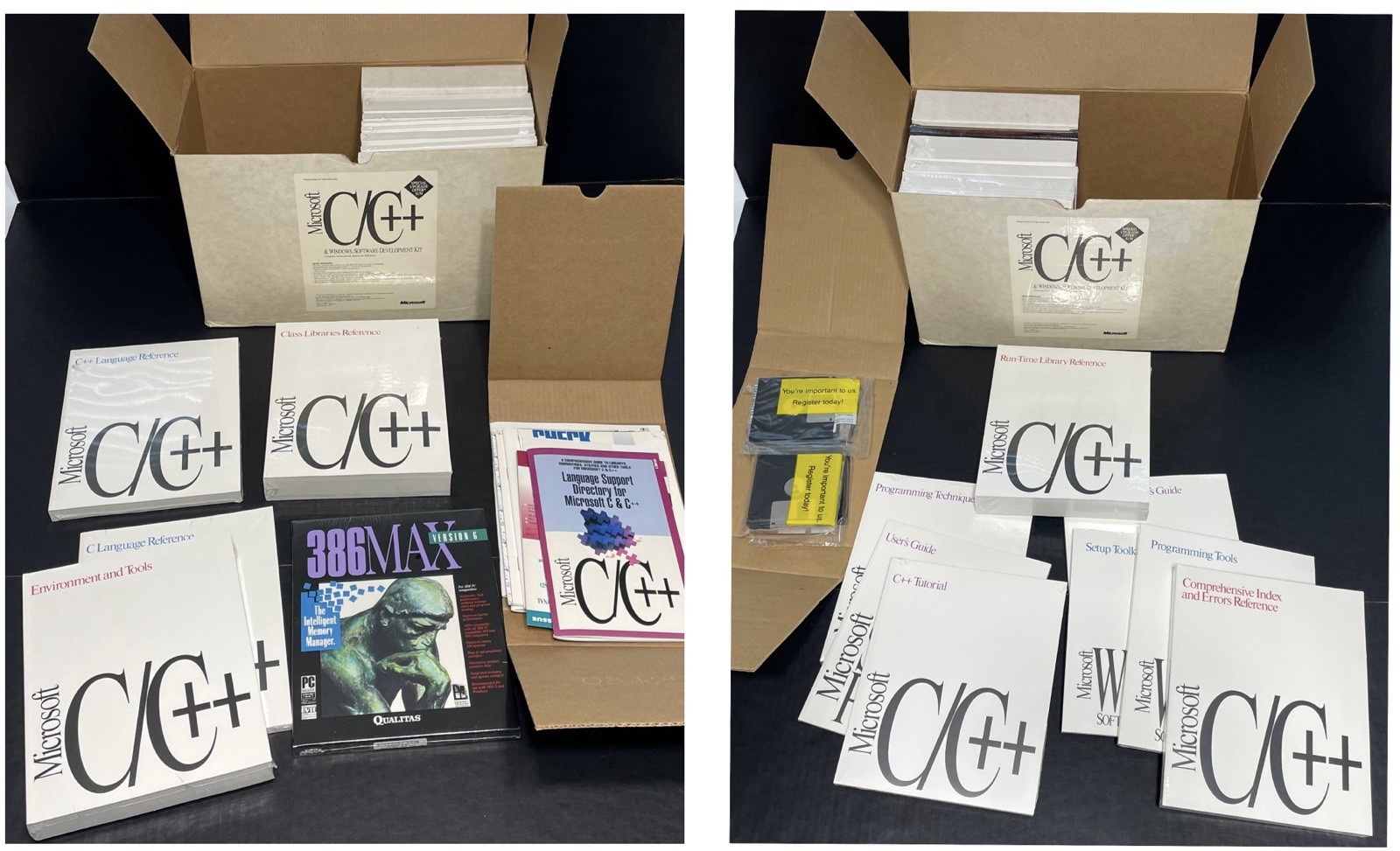 Vintage 1992 NEW Microsoft C/C++ & Windows Software Development Kit - RARE