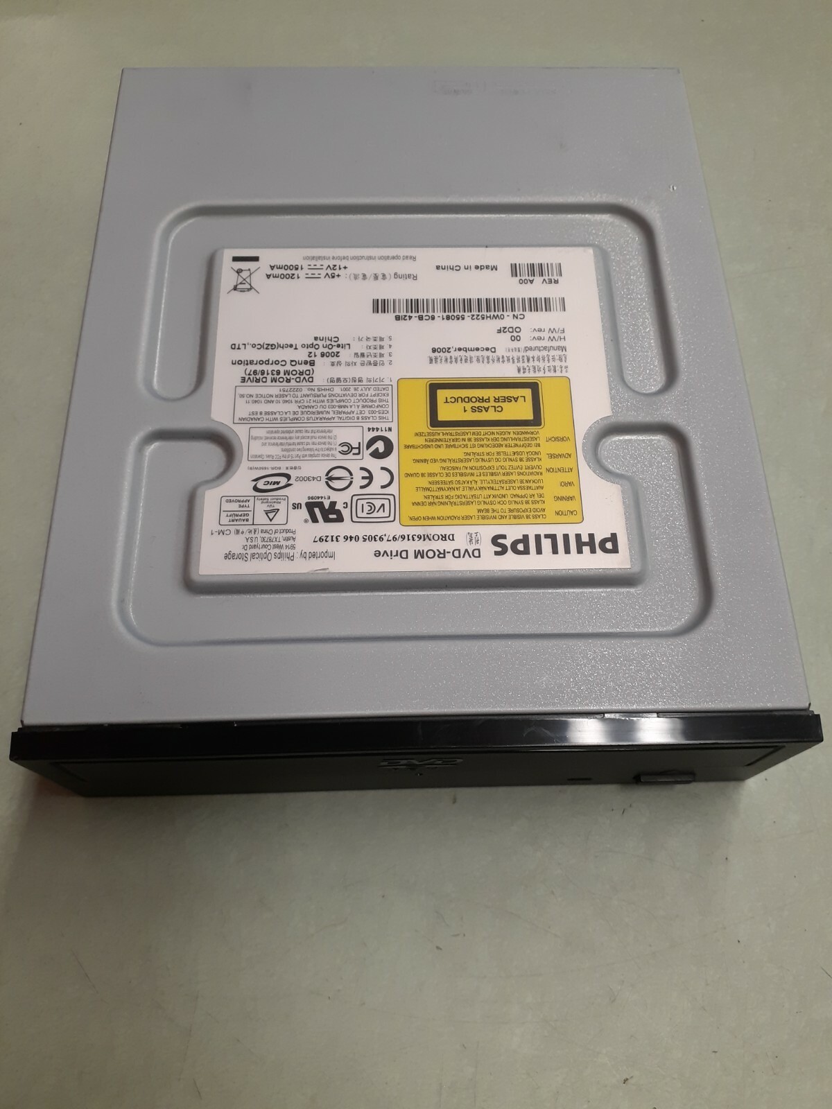 PHILIPS DVD-ROM CD DRIVE DROM6316/97 SATA DRIVE - DELL WH522 0WH522