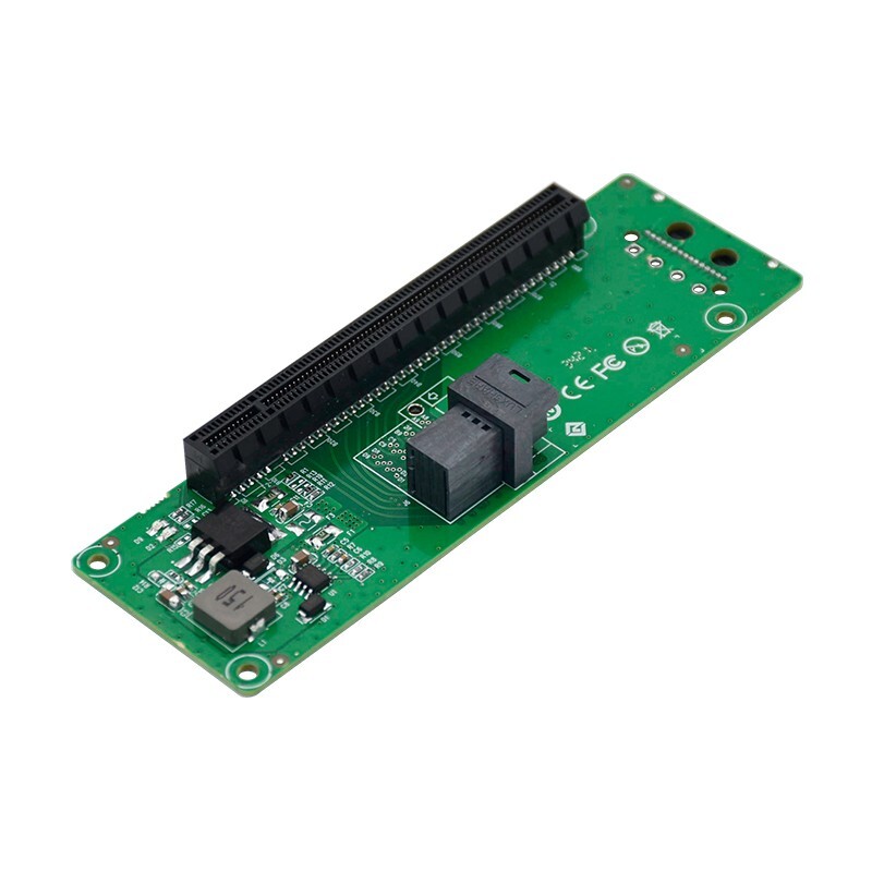 PCIe x4 1-Port SFF-8643 to PCIe x16 Slot Adapter Card-