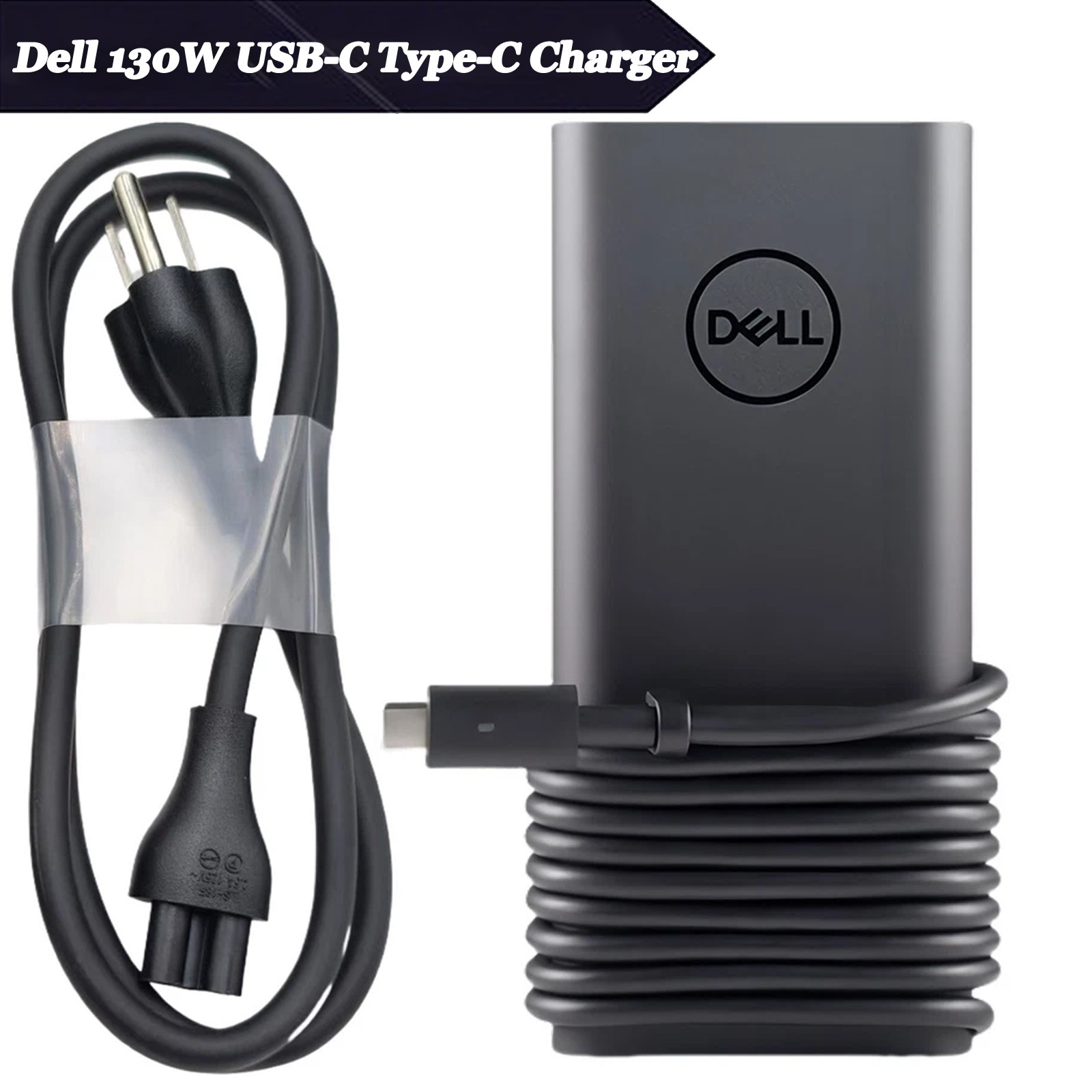 Geniune OEM 130W USB C Type C Charger For Dell XPS 15 9500 2-in-1 Precision 5550