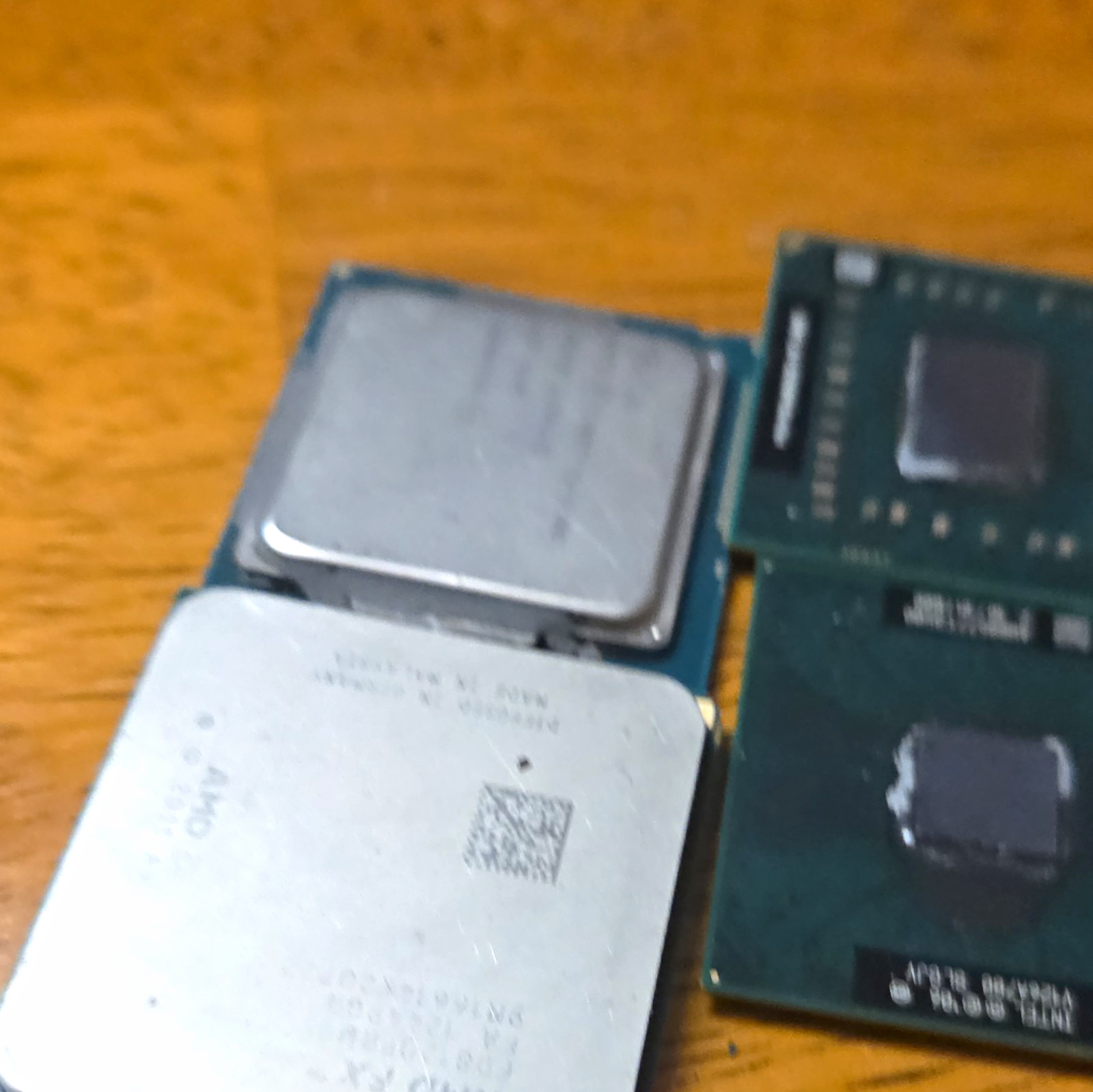 Lot of 4 Mixed Computer CPU Processors - Unbranded CPU Model