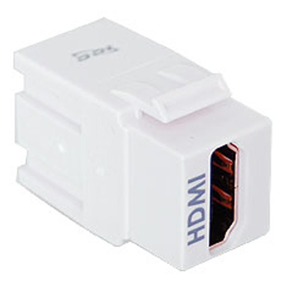 ICC HDMI MODULAR CONNECTOR WHITE IC107HDMWH UPC 633758029612