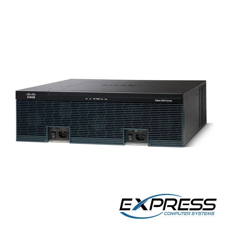 Cisco CISCO3925/K9 + EM-HDA-3FXS/4FXO 7 Port Module with 3 FXS & 4 FXO Router