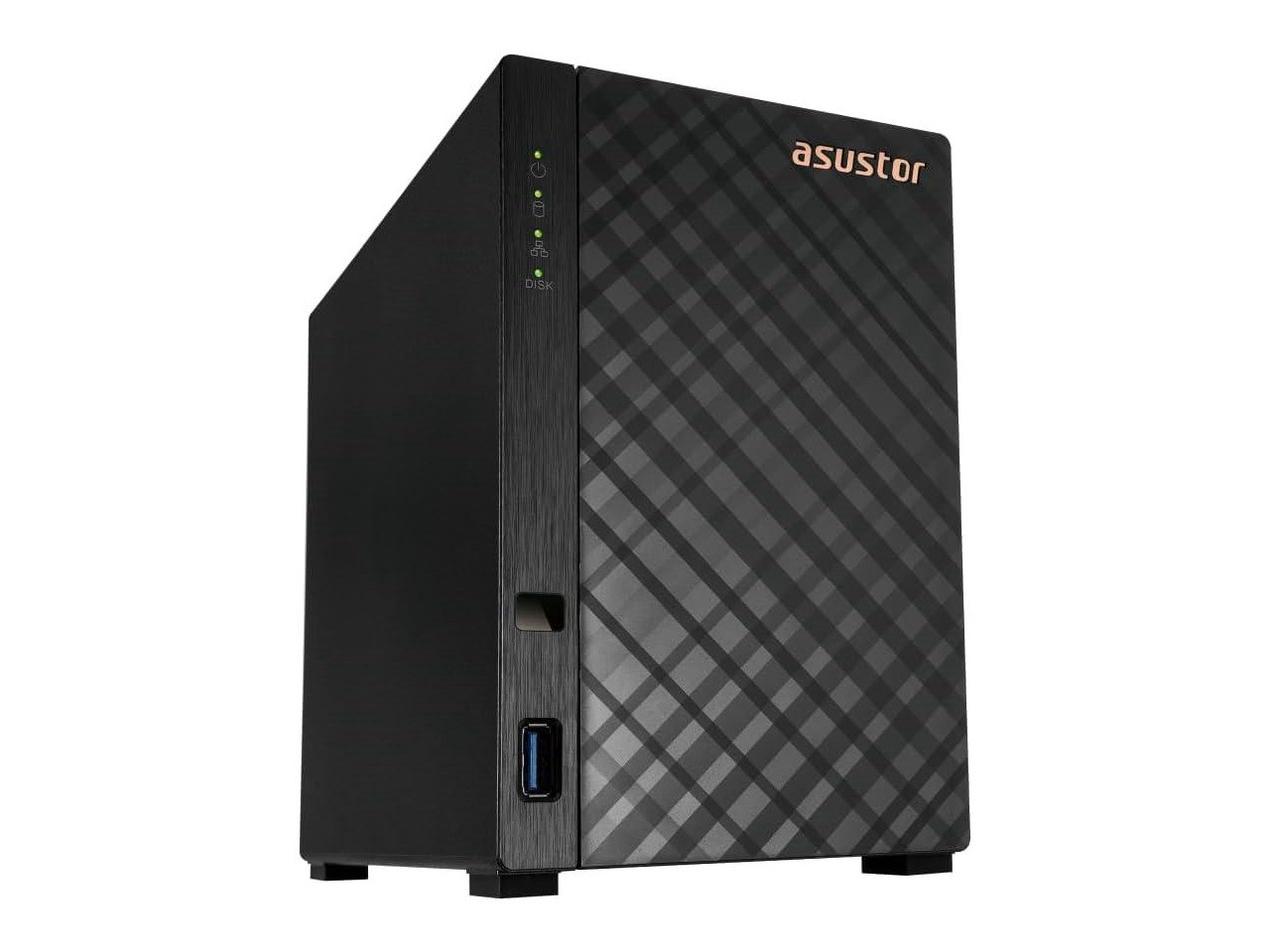 Asustor AS1202T Drivestor 2 Gen 2 ,2 Bay NAS, Quad-Core 1.7GHz CPU, 2.5GbE Port,
