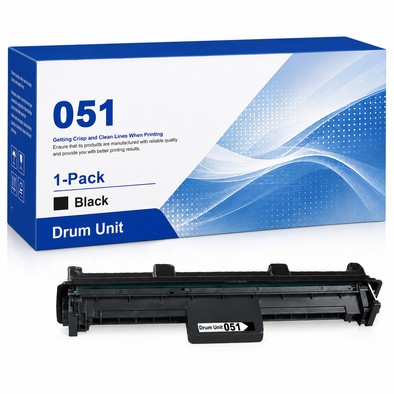 1-Pack 051 Drum Unit Black Replacement for imageCLASS MF263dw MF266dw MF267dw