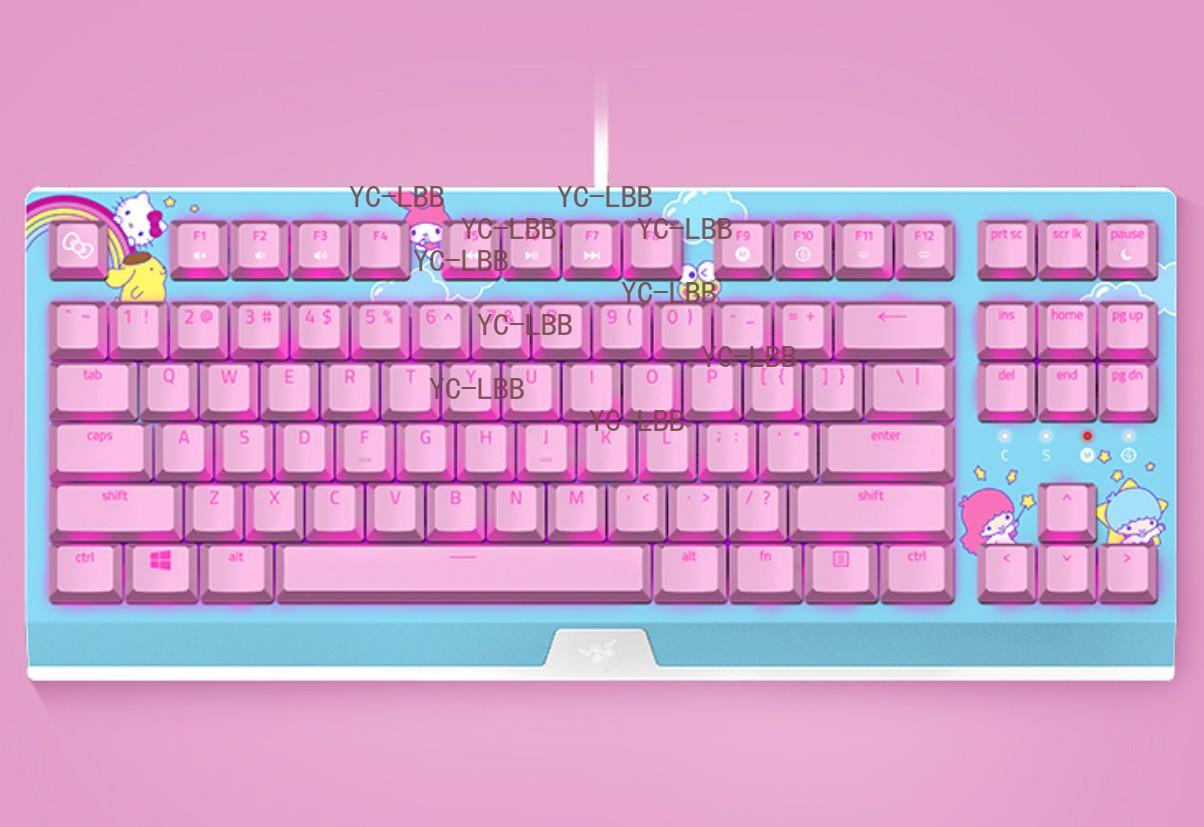 Razer x Sanrio Hello Kitty¹ Limited Edition Mechanical Keyboard Gaming 87 Keys-