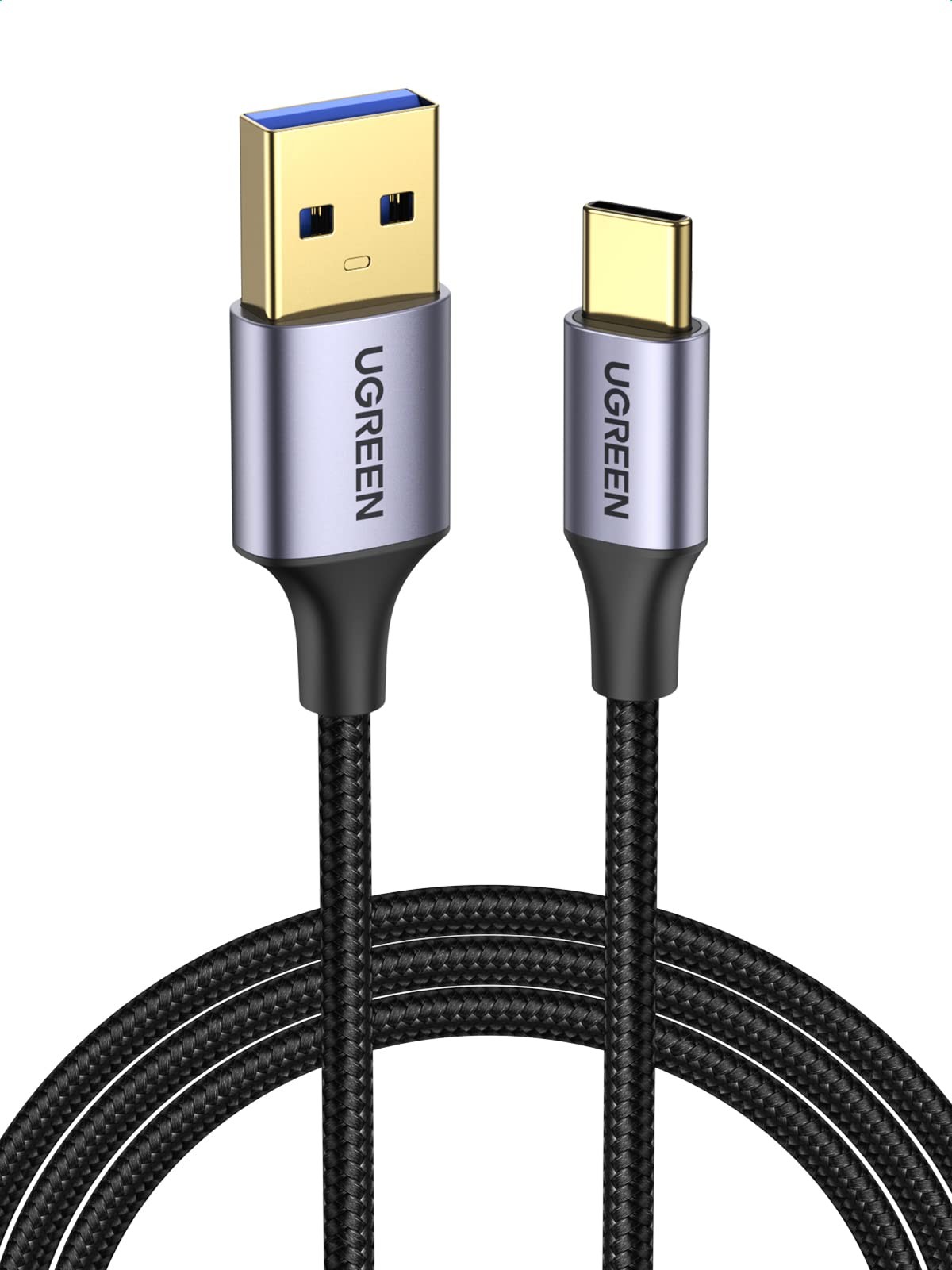 UGREEN USB to C Cable 5Gbps, Android Auto Fast Charging 6.6FT, Black