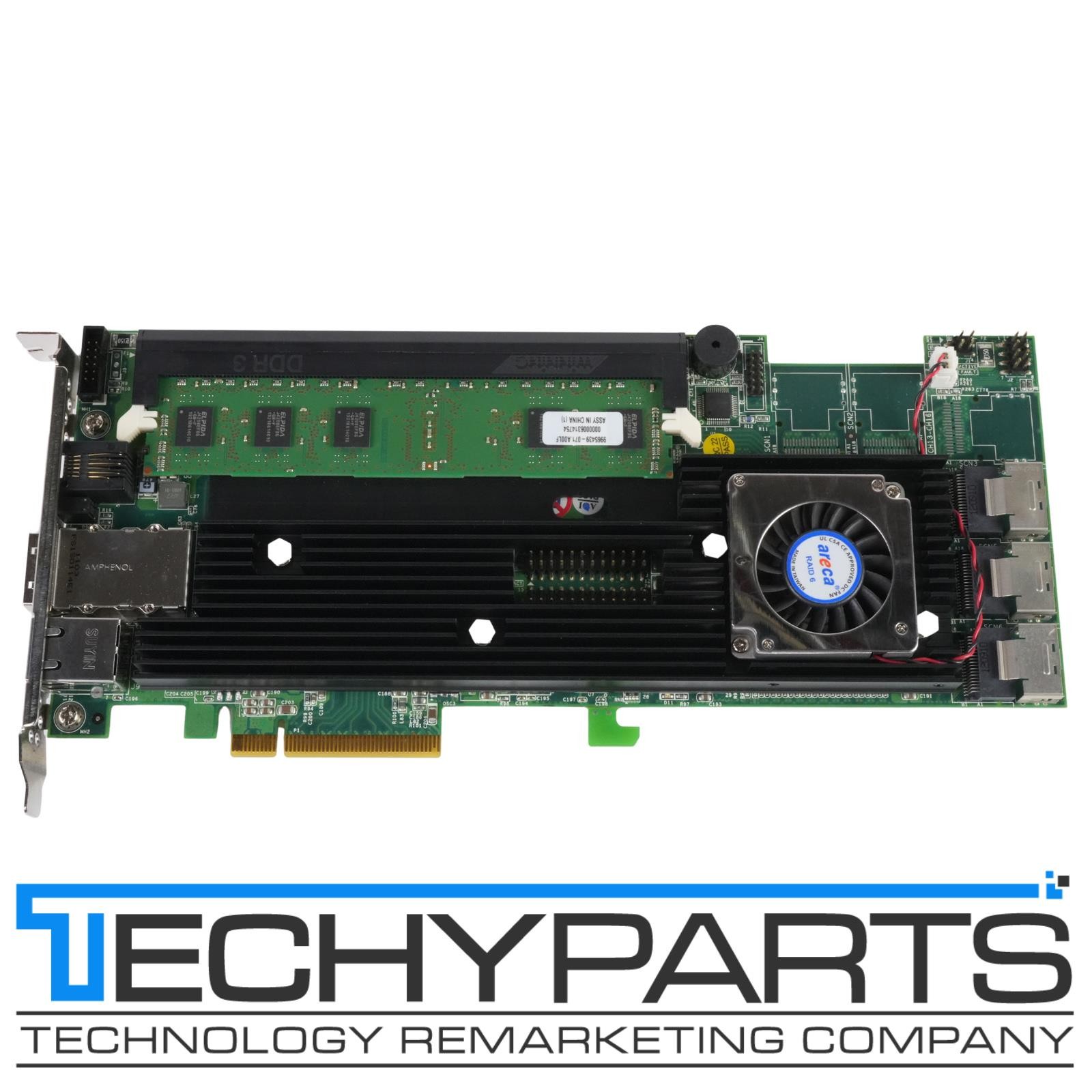 Areca ARC-1882IX-12 12-Port 6G SATA/SAS 4GB PCIe x8 RAID Card 71-1882D1-IX0C-12