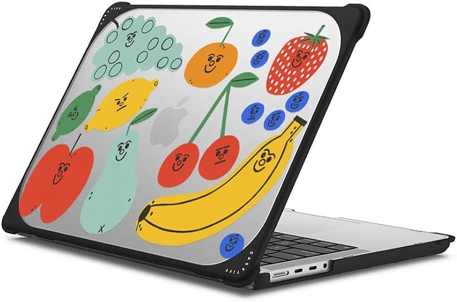 Casetify Impact MacBook Pro 13" (M1/M2/Intel) Case - Fruit Salad - Clear