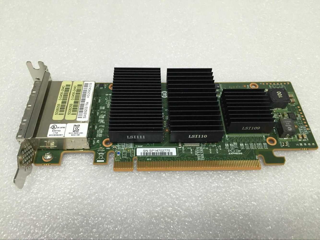 Controller card for Dell LSI SAS 9202-16e 16-Port PCI-E 6Gb SAS / SATA 