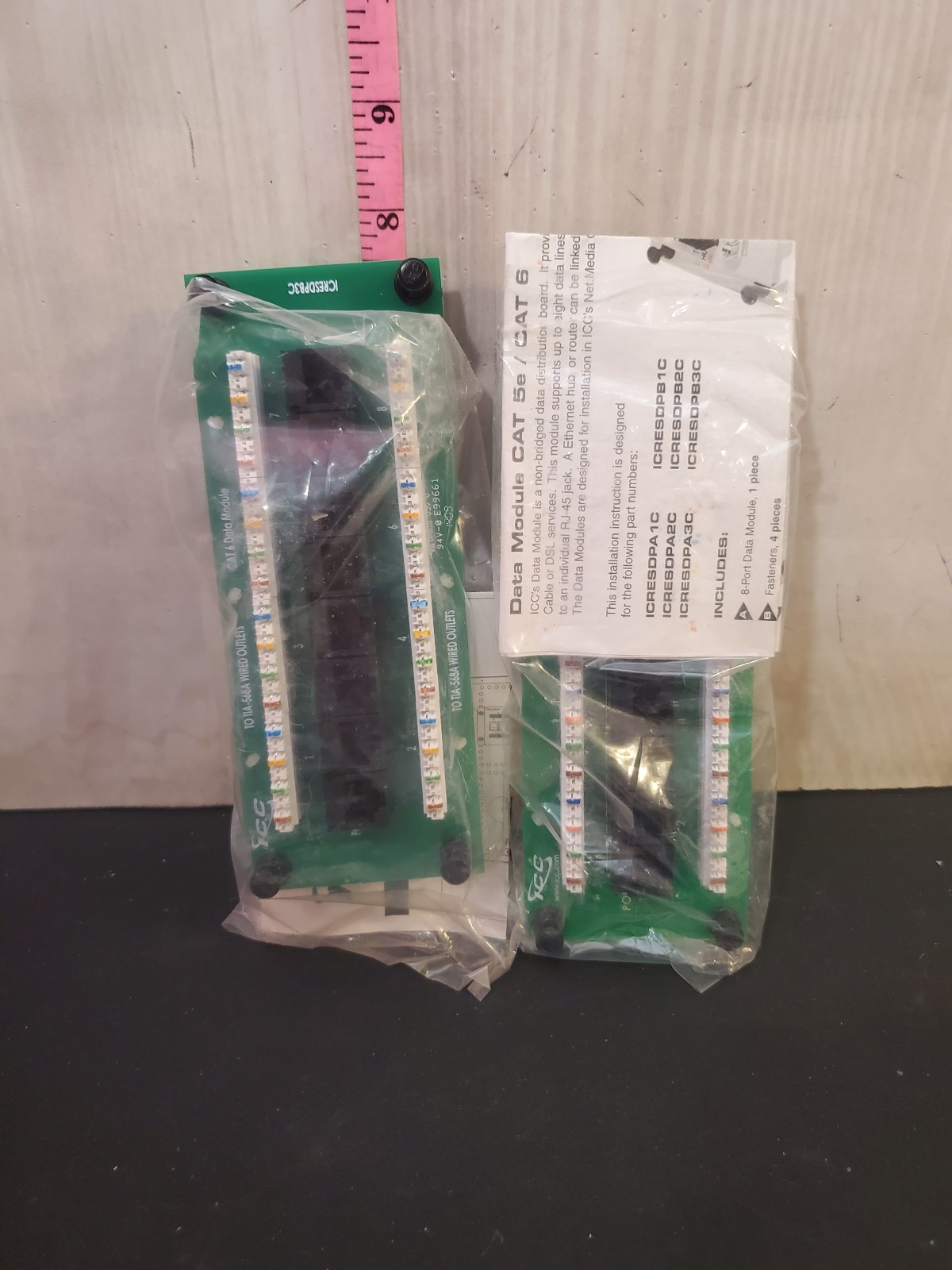 2 ICC cAT6 CAT 6 DATA MODULE ICRESDPB3C