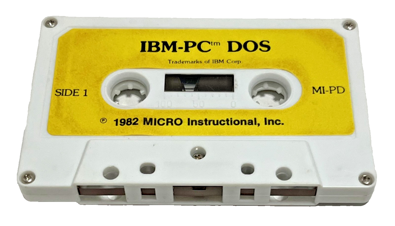 IBM PC 5150 DOS Vintage Micro Instructional 1982 Audio Cassette Rare Collectible