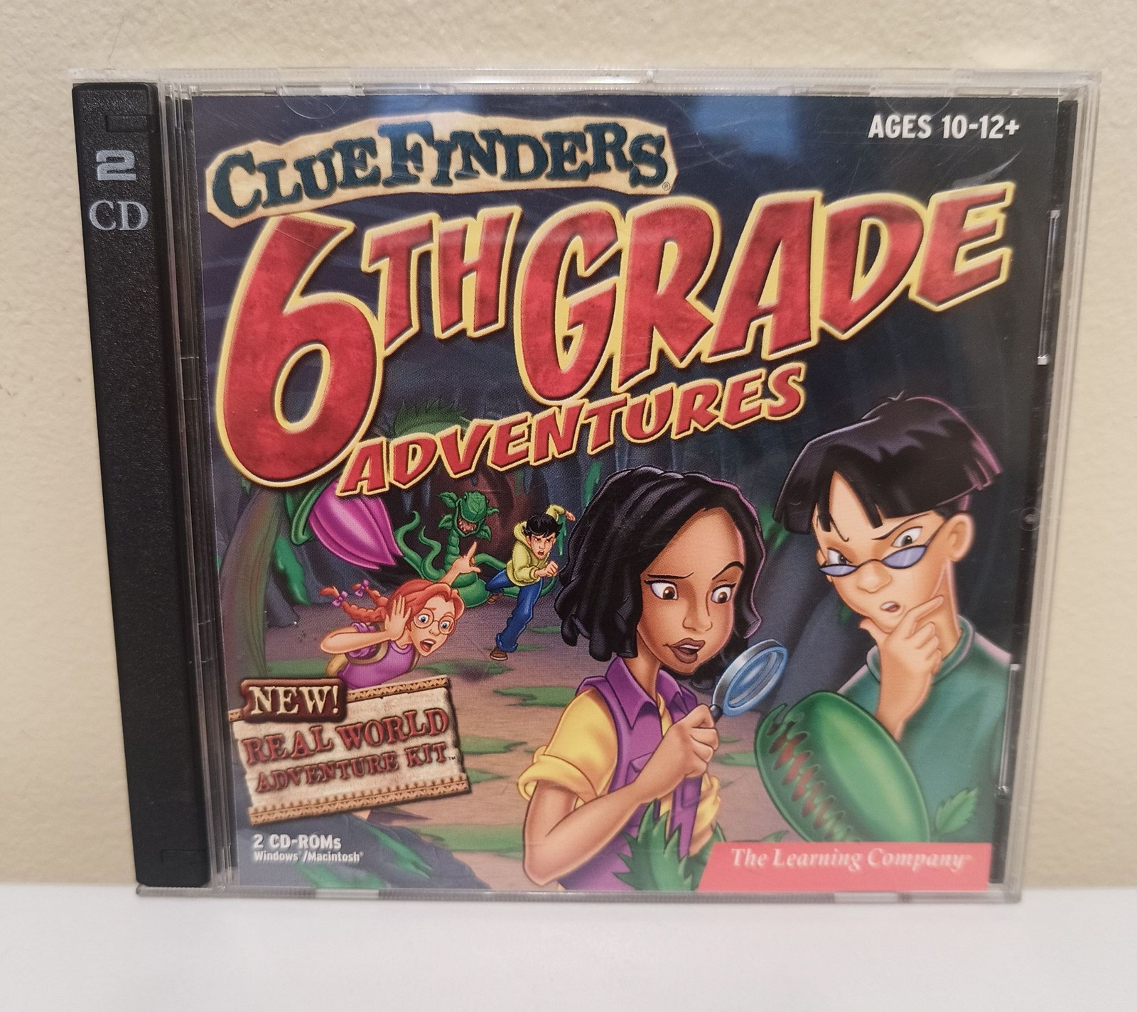 Clue Finders 6th Grade Adventures 2 CD-ROM set Pc The Learning Company Win/Mac