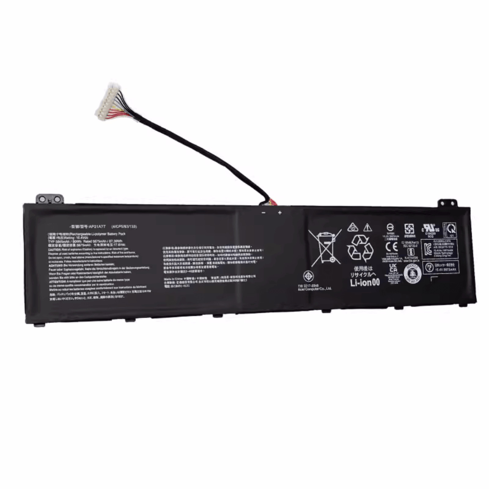 New Genuine AP21A7T AP21A8T AP21A5T Battery for Acer Nitro 5 AN517-55 Helios 300