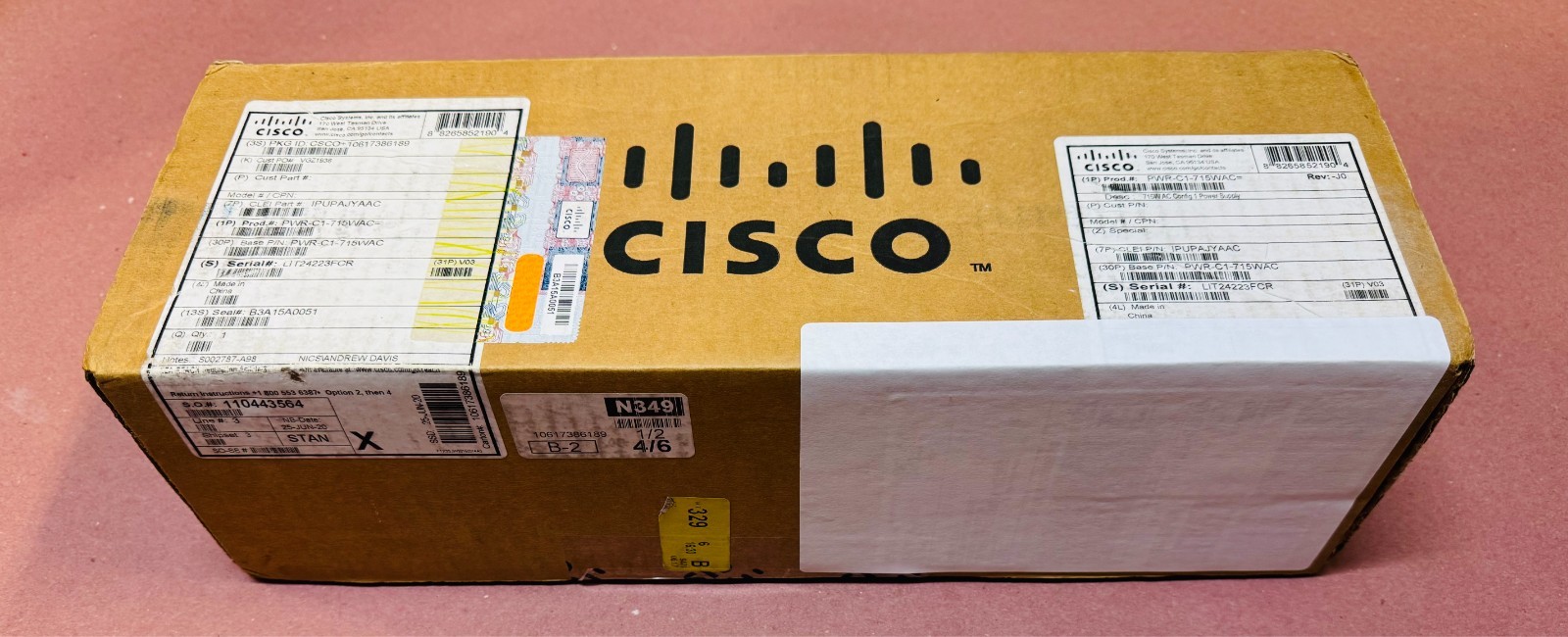 Cisco Catalyst 715W Power Supply PWR-C1-715WAC=  PWR-C1-715WAC ⭐New Sealed⭐