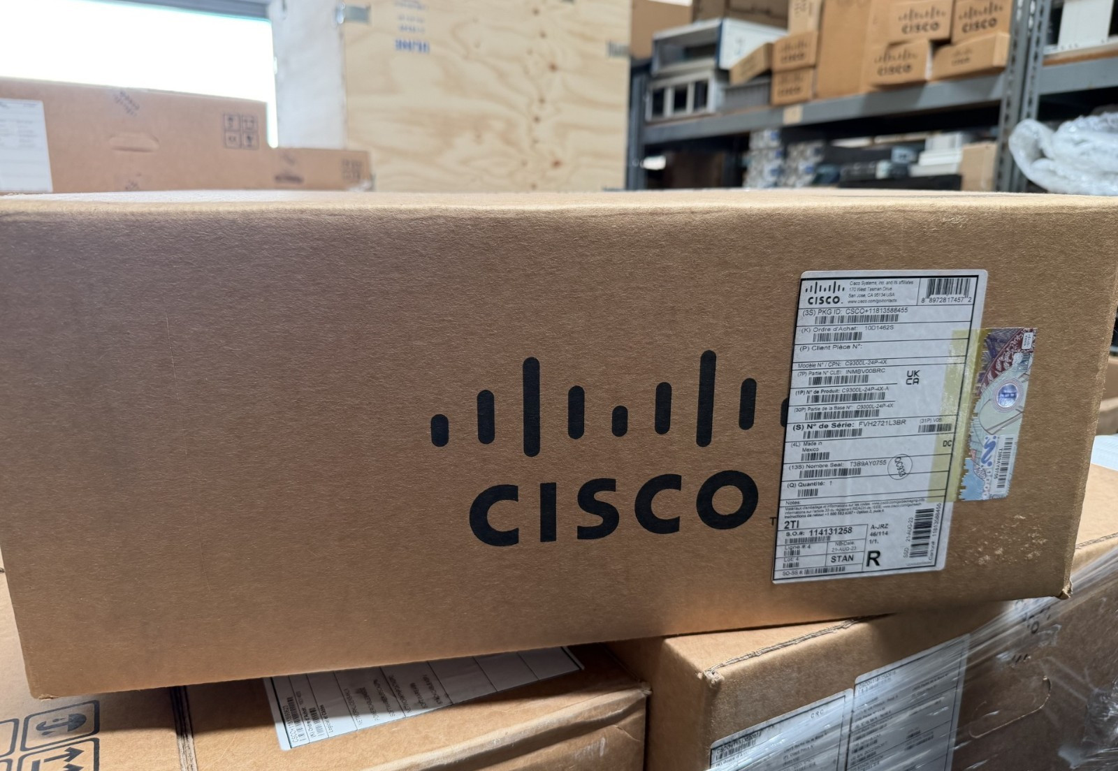 Cisco Catalyst C9300L-24P-4X-A 9300L Series 24 PoE+ 4x10G New SEALED