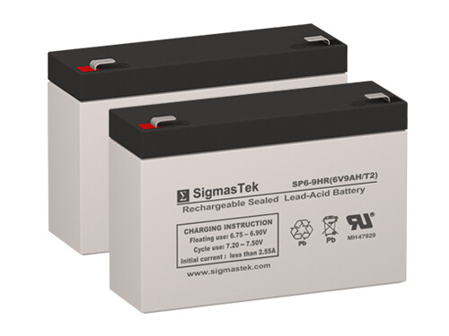 Tripp Lite RBC62-1U Replacement Battery Set - (2 batteries - 6V 9AH)