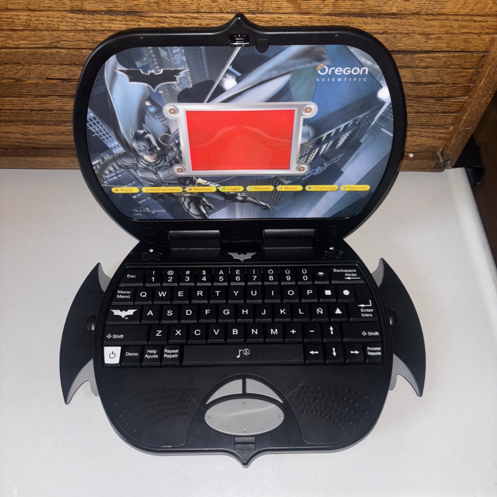 Vintage Oregon Scientific Batman Power Wing Laptop Educational Tested Works