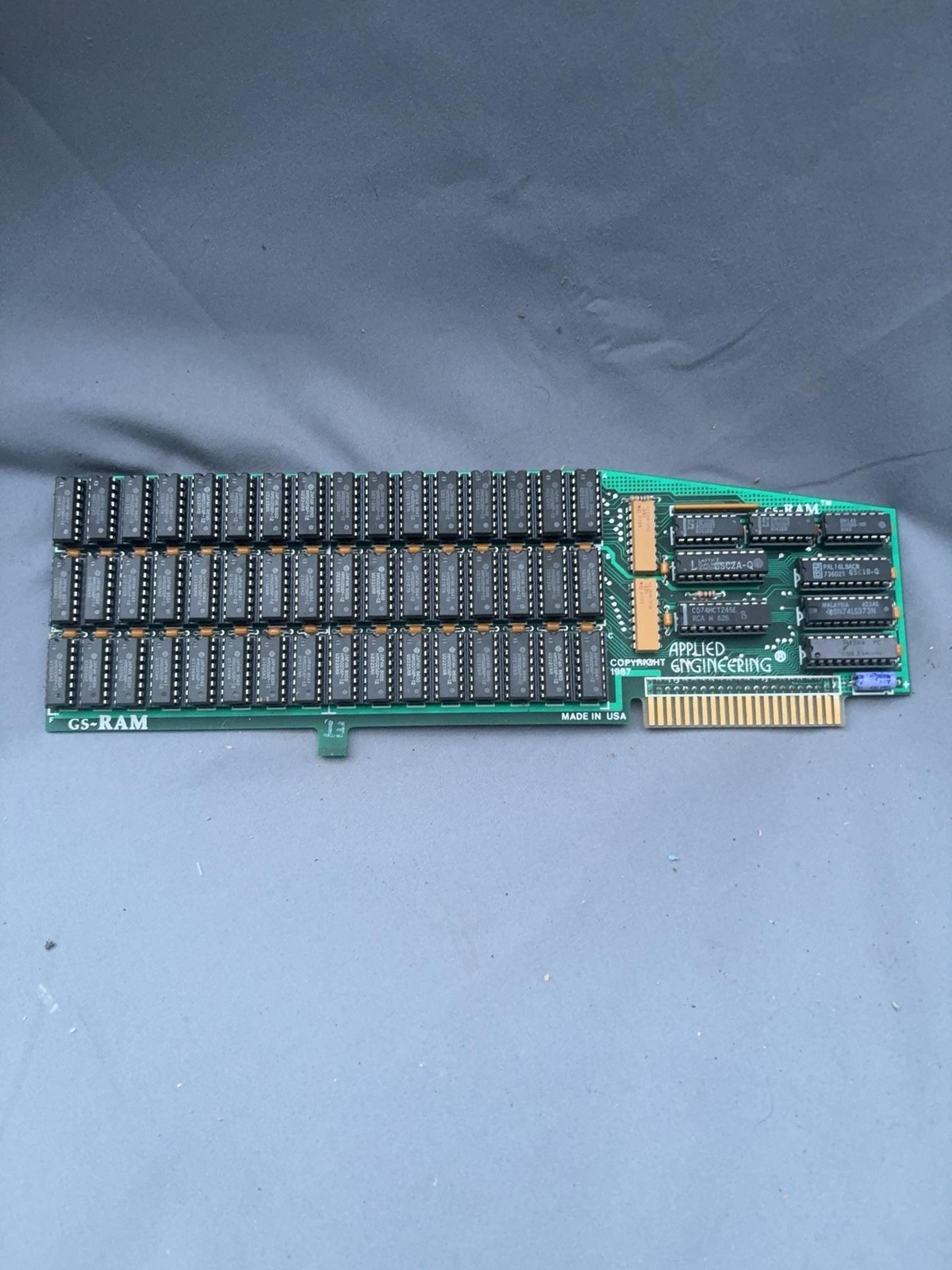 Vintage Applied Engineering GS-RAM Apple IIGS Memory Expansion Card Made In USA