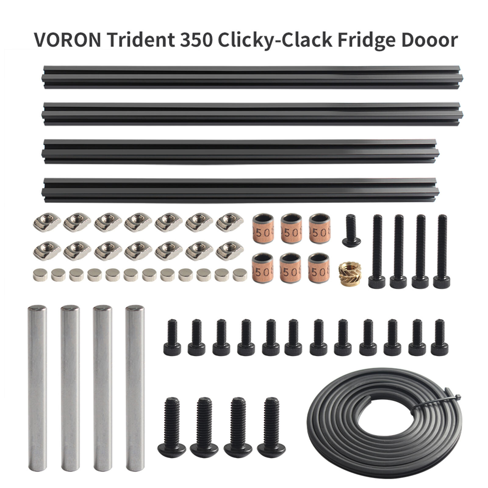 3D Printer Accessories For VORON Trident 350 Clicky-Clack Fridge Door Set