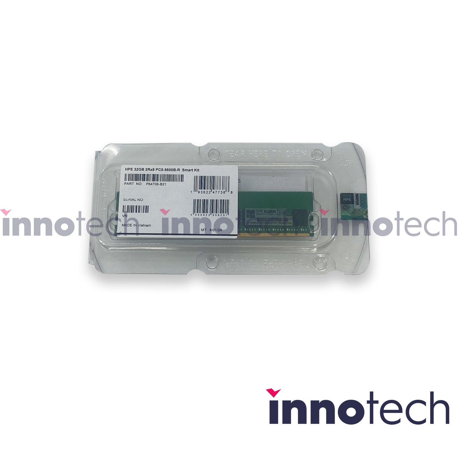 HPE P64706-B21 32GB PC5-44800 DDR5-5600MT/s 2Rx8 ECC Memory P53626-0A1 New