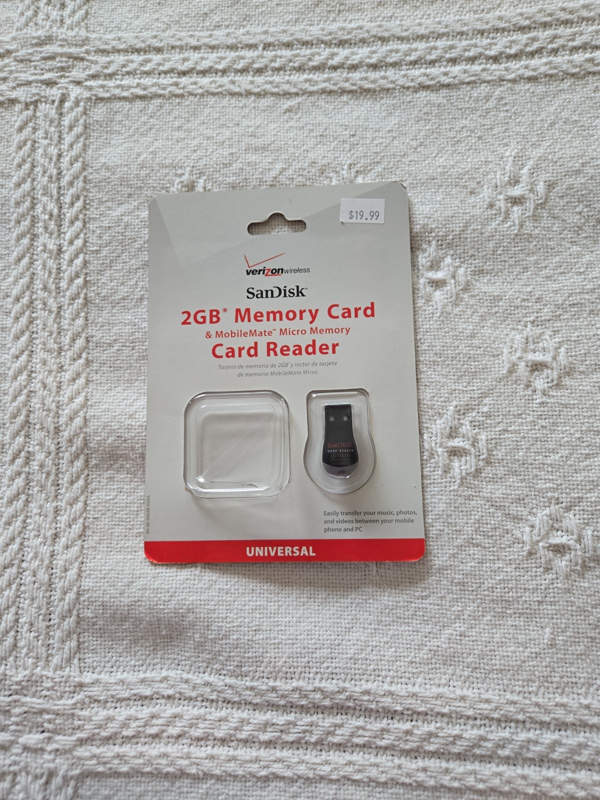 Rare Original Sandisk MobileMate MicroSD HC M2 Sony Cam Card Drive USB Reader