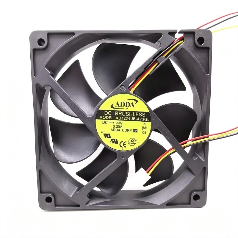 1PC New for ADDA AD1224UB-A73GL DC24V 0.25A 3-wire Equipment Cooling Fan