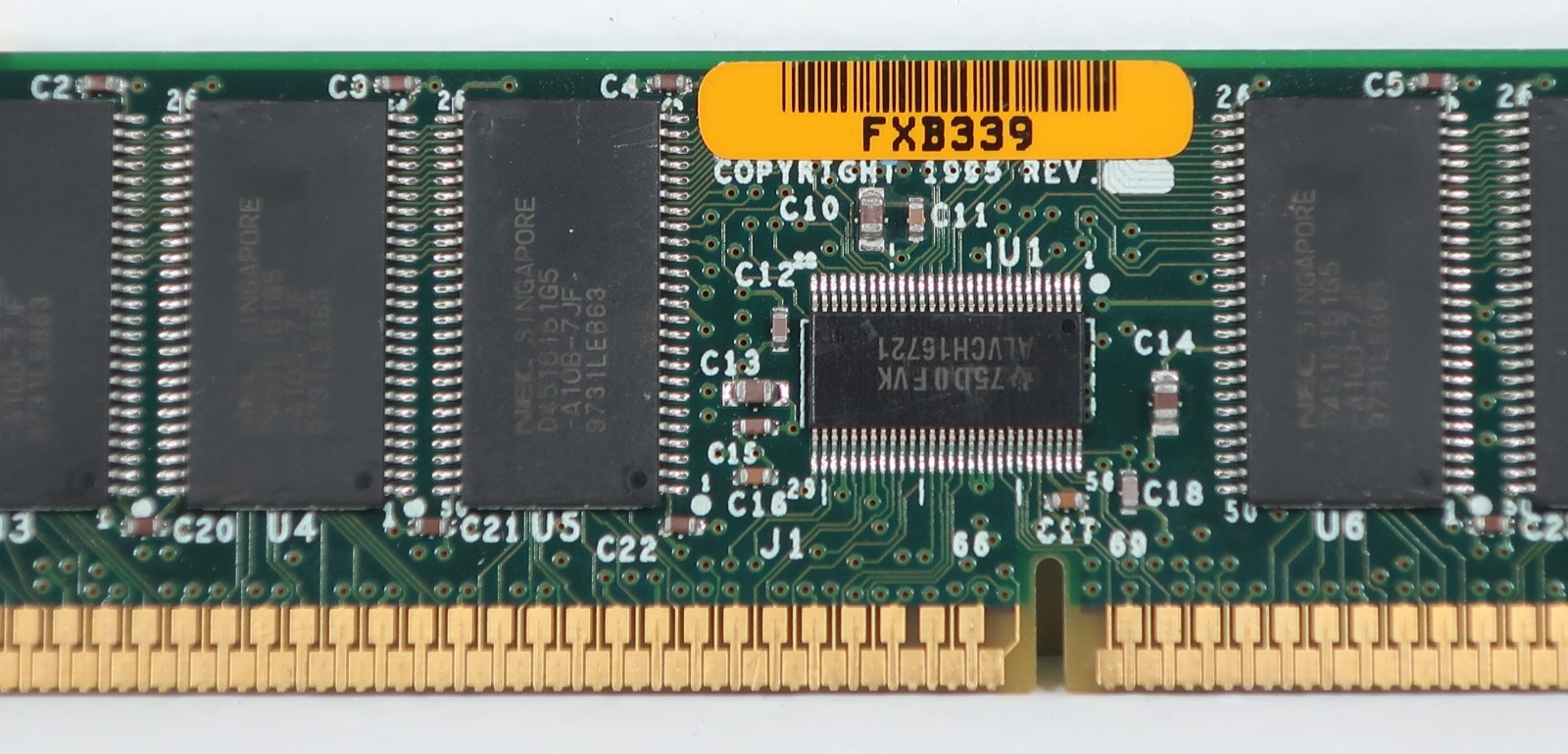 NEC 72-Pin SIMM RAM Module FXB339 EDO/FPM 32MB-64MB Vintage Desktop Memory