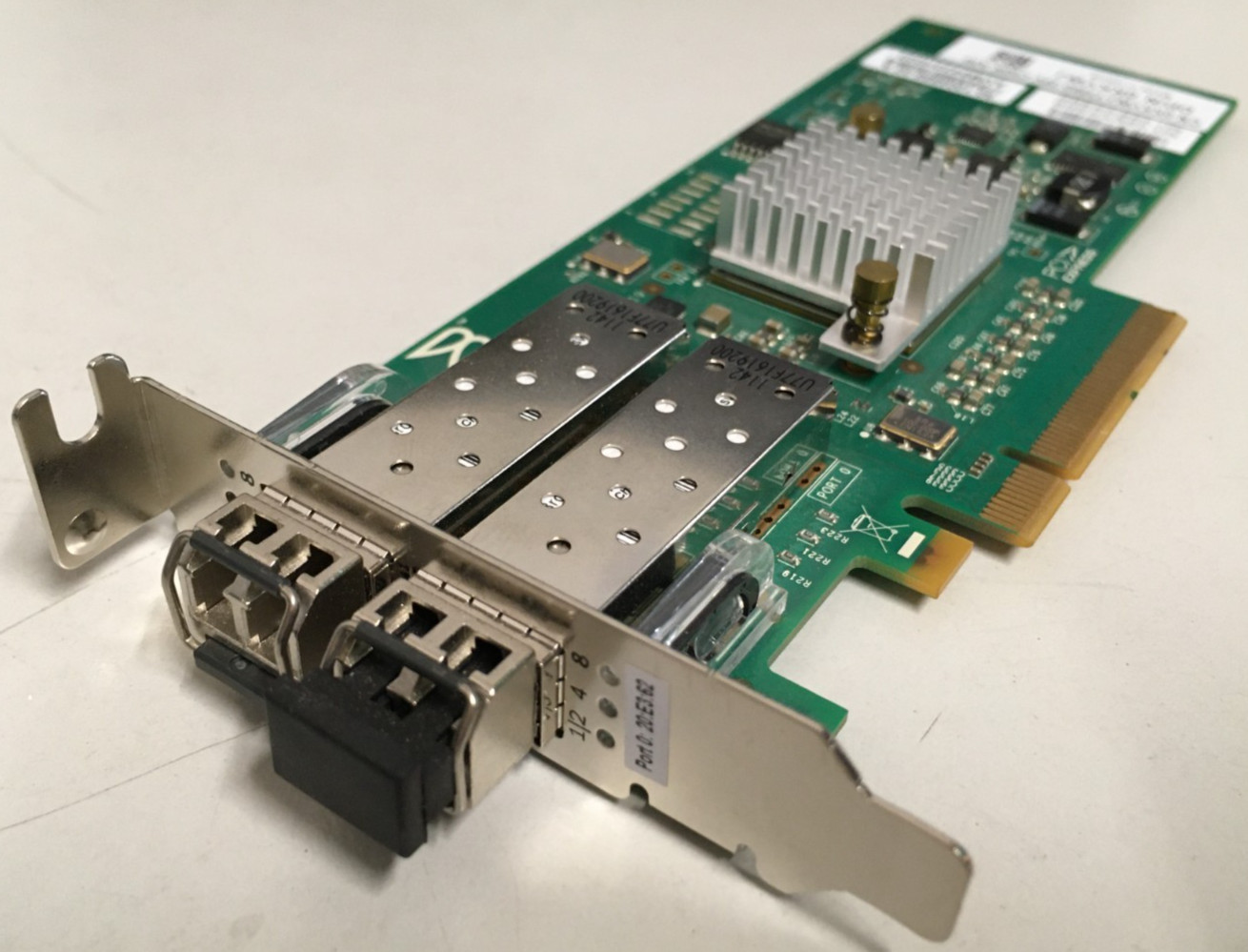 0KKYWJ DELL BROCADE 825 PCIe x8 8GB FC Adapter w 2 x 8GB SFP's (Low Profile)