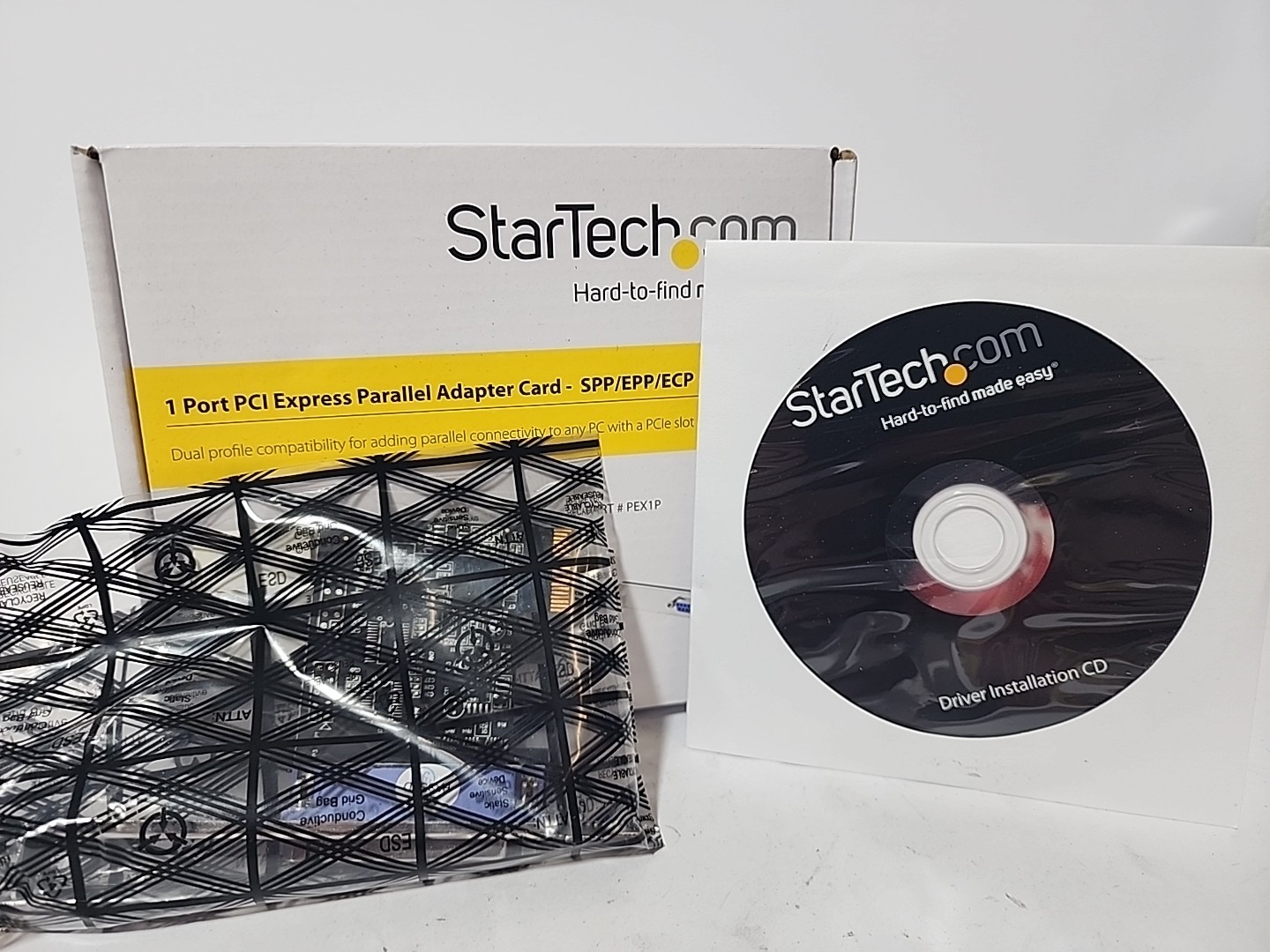 NEW StarTech PCI Express Parallel Adapter Card,  Part# PEX1P Lot Of 2