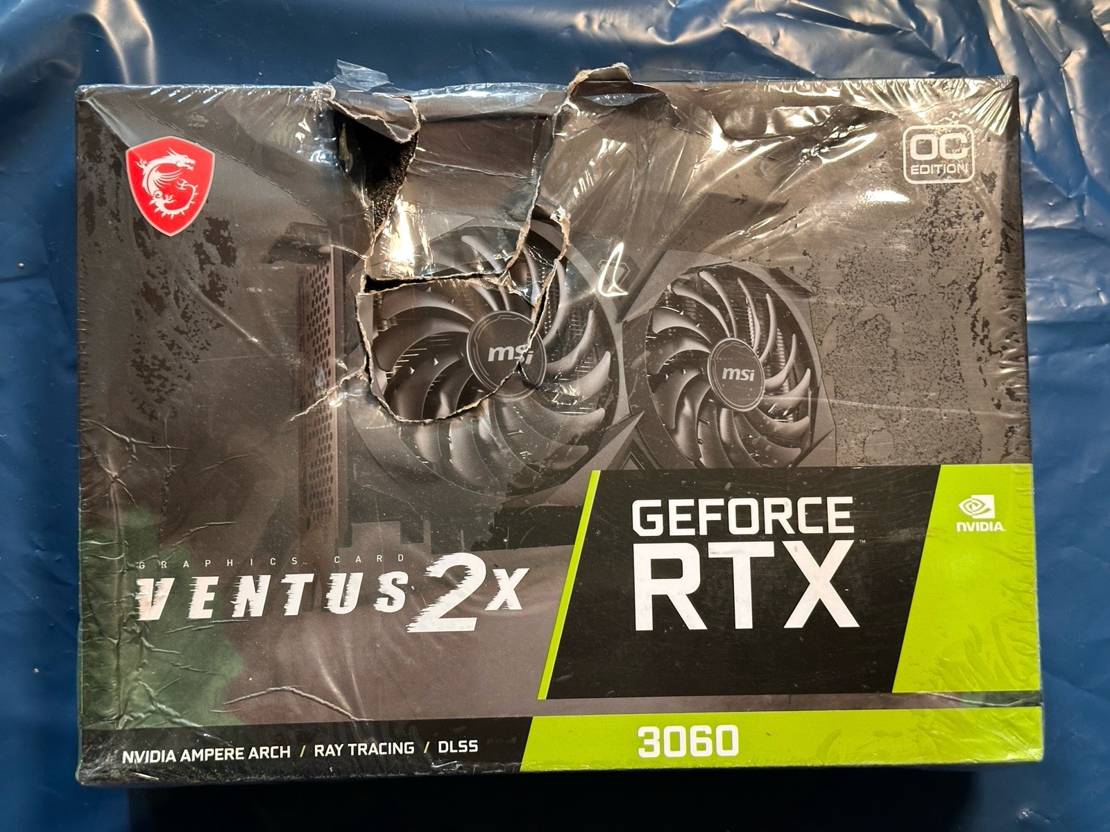 MSI Gaming GeForce RTX 3060 12GB 15 Gbps GDRR6 - New / Damaged Box