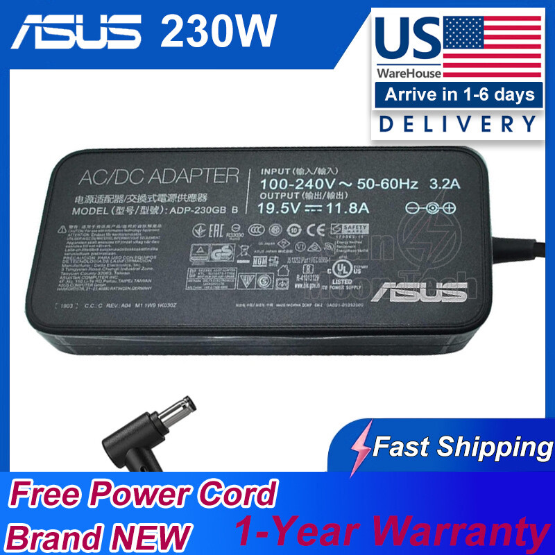 Genuine 19.5V11.8A 230W ASUS ROG G731GW-EV001 G731GW-EV019 Power Supply Charger