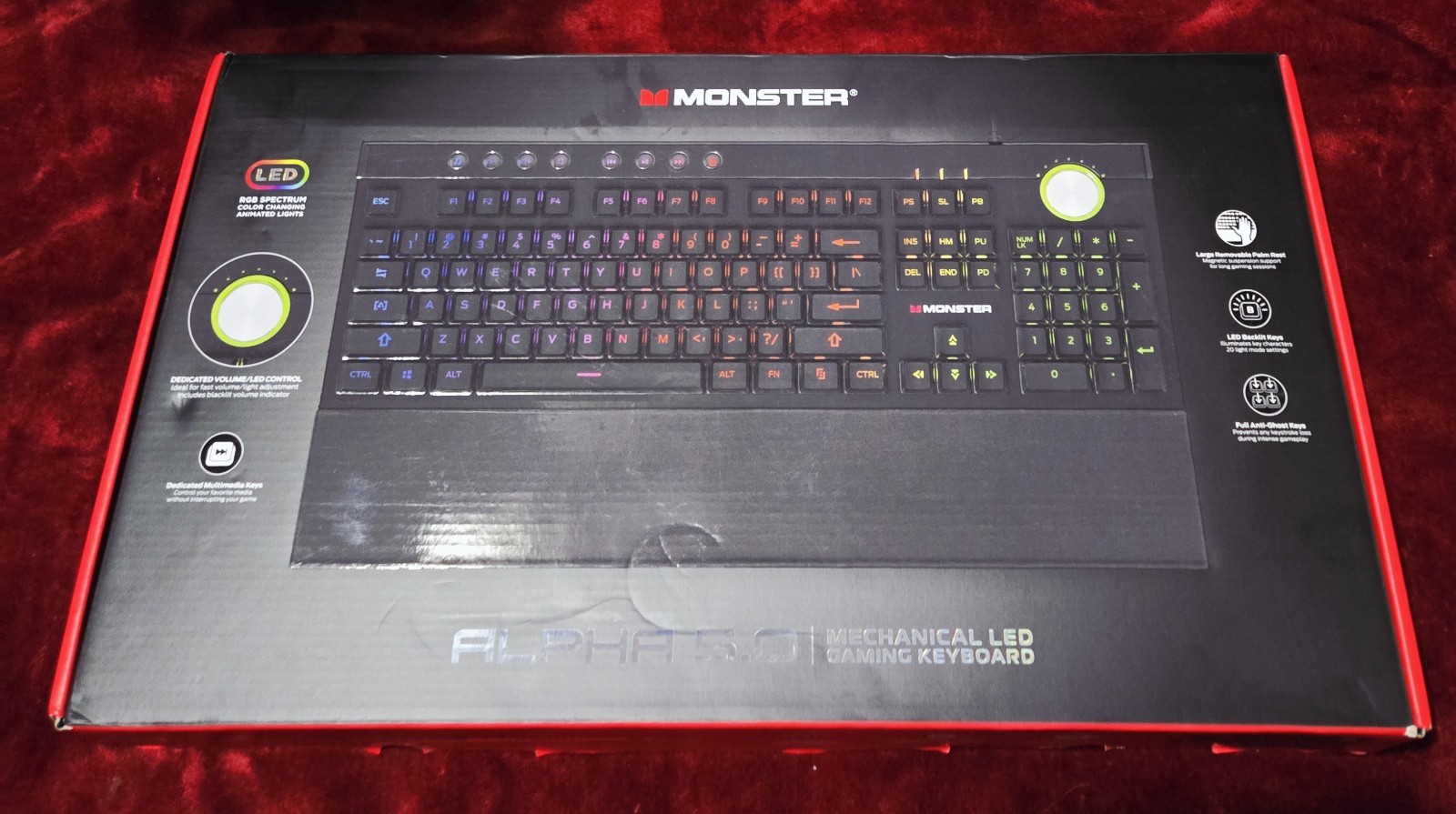Monster Alpha 5.0 LED Mechanical Gaming Keyboard