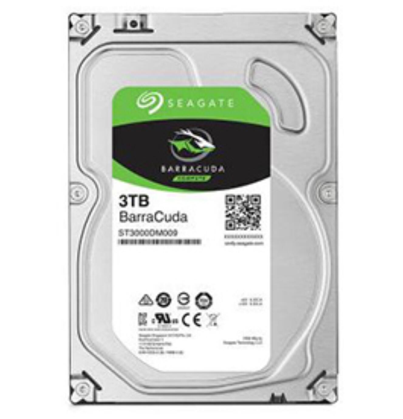 Seagate BarraCuda ST3000DM008 3TB Internal SATA 6Gb 3.5" Hard Drive 7200RPM 64MB