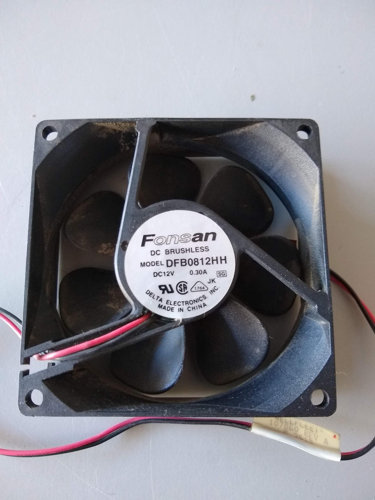 Delta Electronics DFB0812HH Fonsan DC Brushless Fan DC12V 0.30A