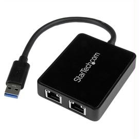 StarTech-New-USB32000SPT.. _ STARTECH USB 3.0 TO DUAL PORT GIGABIT ETH