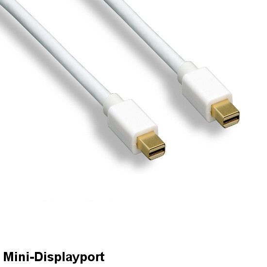 KNTK 6ft Mini DisplayPort 1.2 Cable 32 AWG 4K HD MDP/MiniDP Male to Male Cord