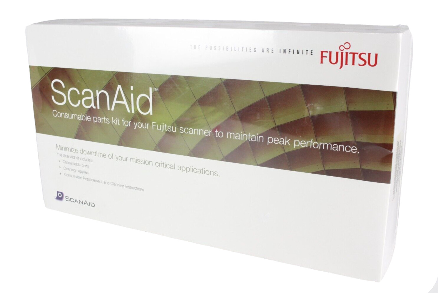 NEW Sealed OEM Fujitsu ScanAid Consumable parts kit for Fujitsu Scanner (AMX)