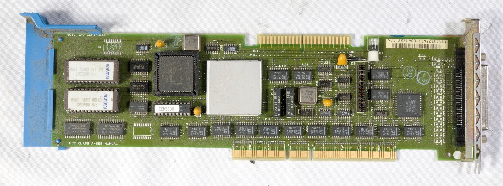 Vintage IBM RS/6000 SCSI controller 00G1897 32 bit microchannel ISAD63