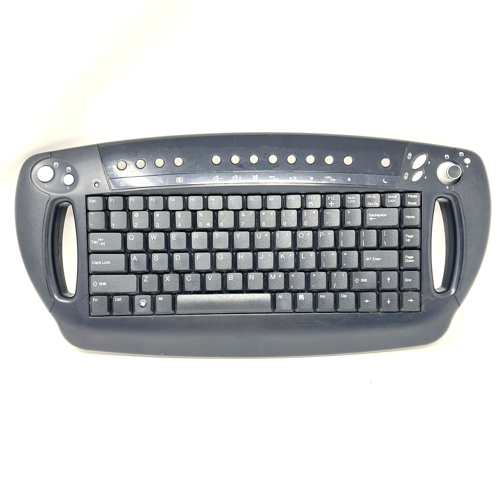Vintage BTC Wireless Handheld Keyboard/Mouse 9019URF Keyboard Only No Receiver
