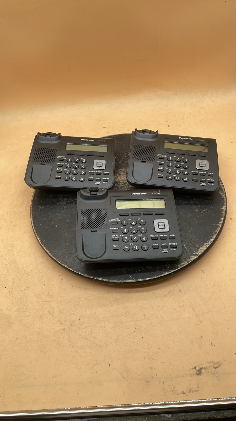 Panasonic KX-UT113-B Office Phone Base Unit Only Business Telephone Lot of 3