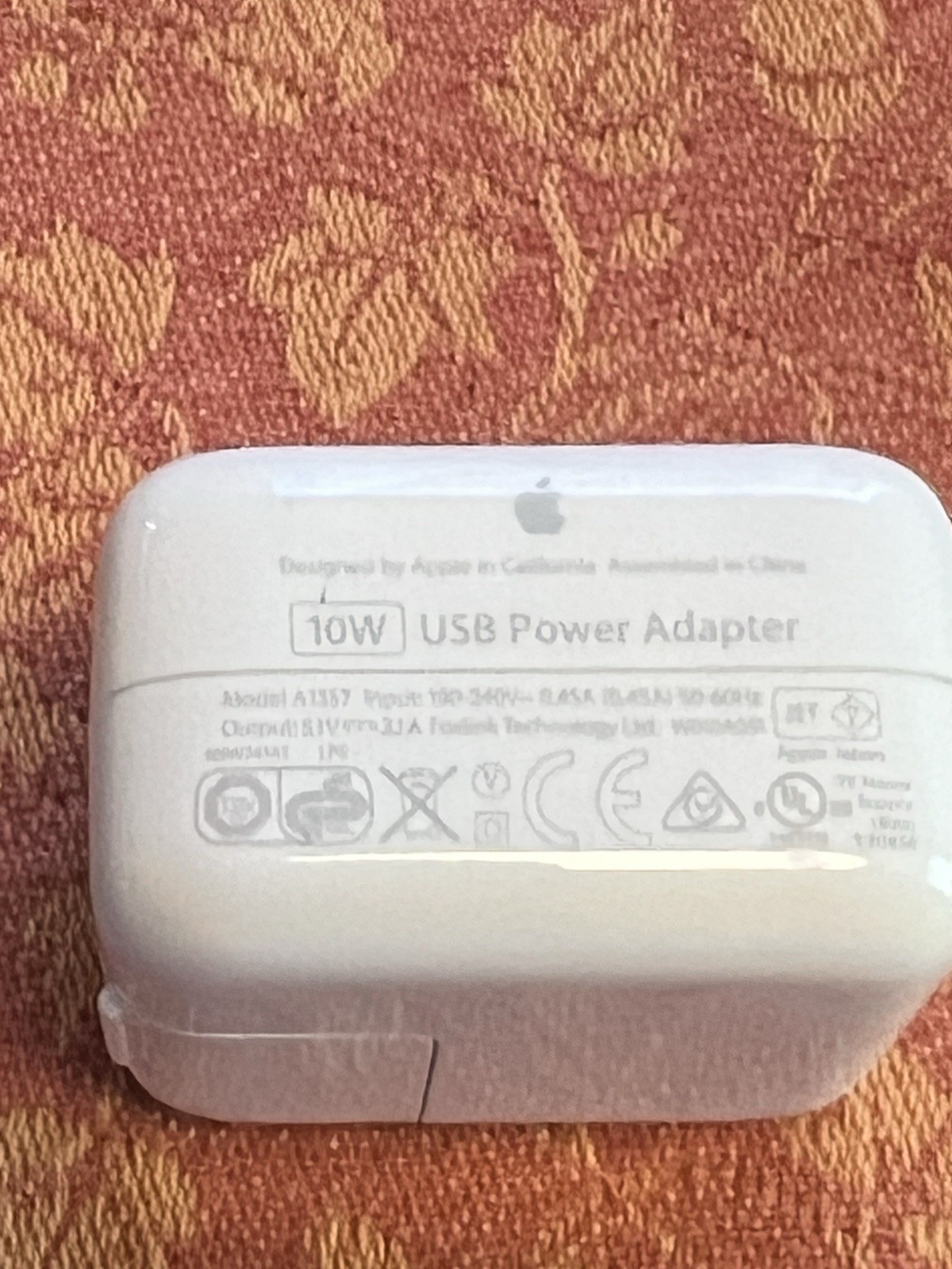 Apple 10W USB Power Adapter OEM  Wall Charger A1357 for iPhone, iPad, and iPod
