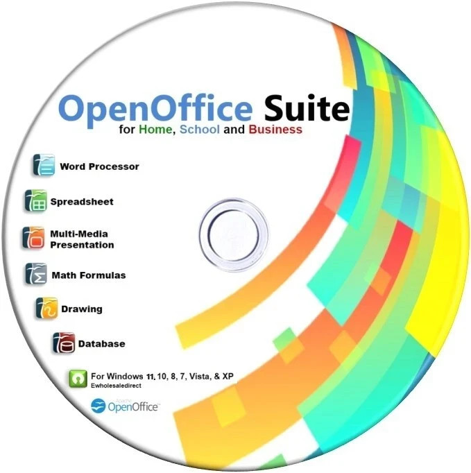 Open Office Software Suite for Windows Word Processing Home Student Business