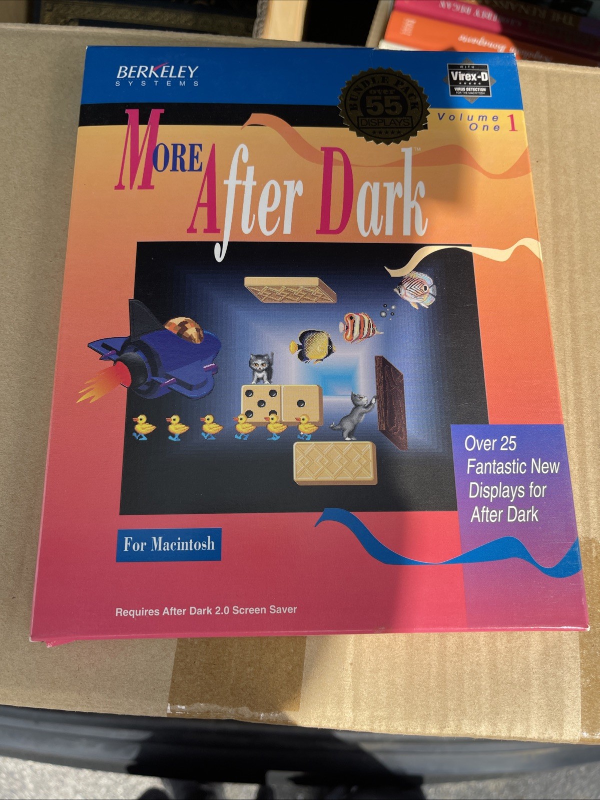 Berkeley Systems More After Dark Big Box Software for Macintosh 3.5"