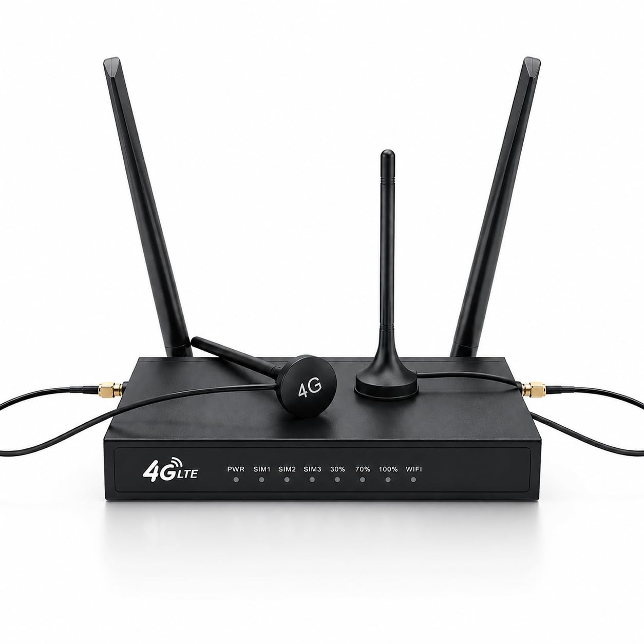 Industrial 4G LTE Router with 4 Ethernet Ports, Unlocked 4G WiFi Gateway for ...