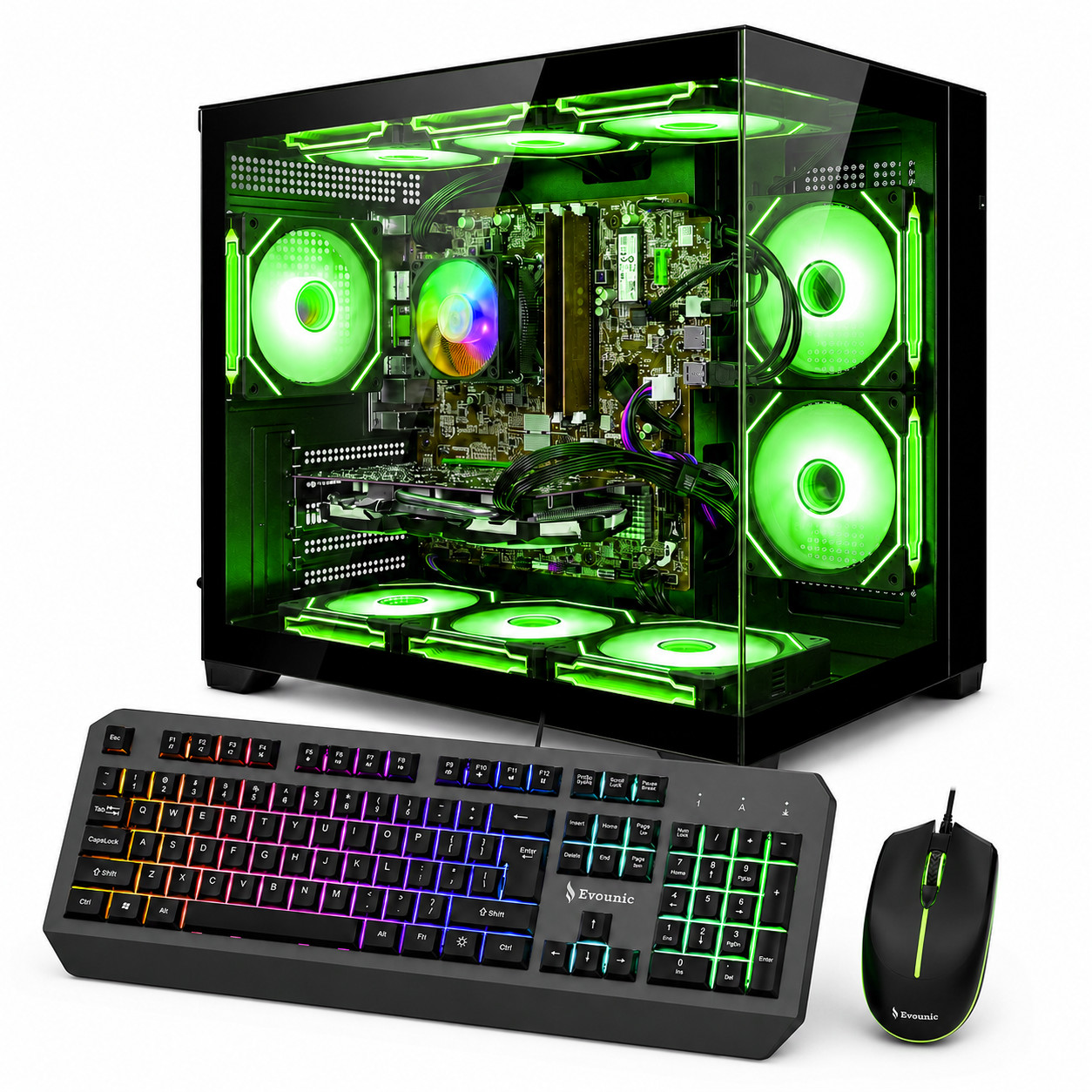 ARBG Gaming PC  i7-12700KF RTX 3050 32GB RAM 1TB SSD Win11 Wifi6 BT５.４