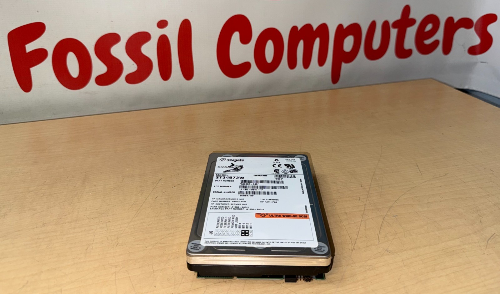 TESTED Seagate ST34572W 3.5" 4.3GB 7200 RPM Wide-Ultra SCSI Hard Drive HDD    KL