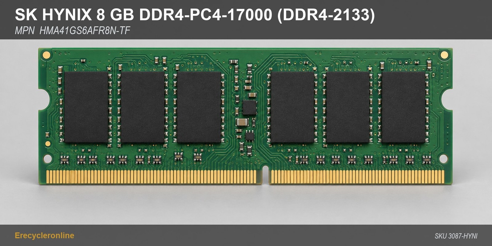 SK Hynix 8GB DDR4-2133 SODIMM Laptop RAM HMA41GS6AFR8N-TF PC4-17000 2Rx8